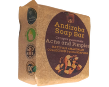 Load image into Gallery viewer, Nativilis Amazonian Collection 3-piece Soap Bar 300 grams - ANDIROBA BACURI BRAZIL NUT - Natural Vegan Emollient Face Skin Body Soap Moisturises & Cleanses No Chemicals Additives, Colours or Lauryl