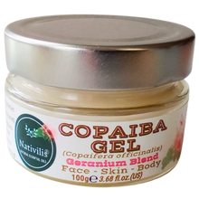 Load image into Gallery viewer, Nativilis Copaiba Gel with Geranium Blend – 100% Natural Multipurpose Gel (Face, Skin, Body)