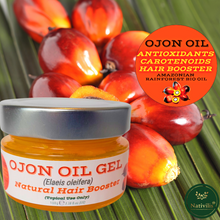 Load image into Gallery viewer, Nativilis Ojon Oil Gel - (Elaeis oleifera) NATURAL HAIR SKIN BOOSTER Rainforest Virgin Oil - revitalizes damaged follicles helps effective hair growth volumize and get tame frizz – Copaiba