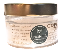 Load image into Gallery viewer, Nativilis Copaiba Gel (Copaifera officinalis) 100% Natural Multipurpose Gel Face Skin Body Moisturizing Anti-aging and Melasma Treating Inflammation Dermatitis and Fungal Infections Relieve Aching Sore Muscles Joint Back Pains Circulation Varicose Veins