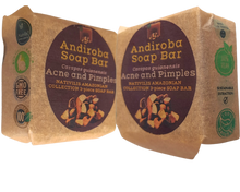 Load image into Gallery viewer, Nativilis Amazonian Collection 3-piece Soap Bar 300 grams - ANDIROBA BACURI BRAZIL NUT - Natural Vegan Emollient Face Skin Body Soap Moisturises & Cleanses No Chemicals Additives, Colours or Lauryl
