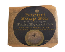 Load image into Gallery viewer, Nativilis Amazonian Collection 3-piece Soap Bar 300 grams - ANDIROBA BACURI BRAZIL NUT - Natural Vegan Emollient Face Skin Body Soap Moisturises & Cleanses No Chemicals Additives, Colours or Lauryl