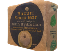Load image into Gallery viewer, Nativilis Amazonian Collection 3-piece Soap Bar 300 grams - ANDIROBA BACURI BRAZIL NUT - Natural Vegan Emollient Face Skin Body Soap Moisturises & Cleanses No Chemicals Additives, Colours or Lauryl