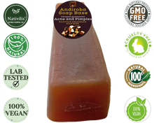 Load image into Gallery viewer, Nativilis Amazonian Soap Base 3KG - ANDIROBA 1KG - BACURI 1KG - BRAZIL NUT 1KG - Natural Vegan Emollient Face Skin Body Moisturises Cleanses No Chemicals Additives, Colours or Lauryl - Melt and Pour