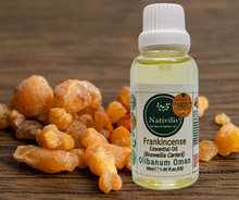 Load image into Gallery viewer, Nativilis Frankincense Carterii Olibanum Oil Oman (Boswellia Carterii ) - natural anti-acne anti-wrinkle improve oral hygiene prevent gum disease antibacterial properties - Copaiba properties 30ml Media 1 of 36