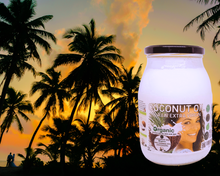Load image into Gallery viewer, Nativilis Organic Coconut Oil 1L (Cocos Nucifera) - Extra Virgin, Raw, Cold Pressed, Pro Derma, Moisturizer Skin Hair, Vegan, 100% Natural, Ethically Sourced, Copaiba Properties, 1000ml Glass Jar (1L)