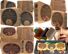Load image into Gallery viewer, Nativilis Amazonian Collection 3-piece Soap Bar 300 grams - ANDIROBA BACURI BRAZIL NUT - Natural Vegan Emollient Face Skin Body Soap Moisturises & Cleanses No Chemicals Additives, Colours or Lauryl
