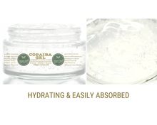 Load image into Gallery viewer, Nativilis Copaiba Gel (Copaifera officinalis) 100% Natural Multipurpose Gel Face Skin Body Moisturizing Anti-aging and Melasma Treating Inflammation Dermatitis and Fungal Infections Relieve Aching Sore Muscles Joint Back Pains Circulation Varicose Veins