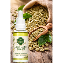 Load image into Gallery viewer, Nativilis Green Coffee Bean Oil for Face & Body – Coffea Arabica – Cold Pressed Cosmetic Oil – Lightweight, Fast Absorbing – Vegan