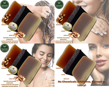Load image into Gallery viewer, Nativilis Amazonian Collection 3-piece Soap Bar 300 grams - ANDIROBA BACURI BRAZIL NUT - Natural Vegan Emollient Face Skin Body Soap Moisturises & Cleanses No Chemicals Additives, Colours or Lauryl