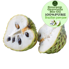 Load image into Gallery viewer, Nativilis Amazonian Soursop Graviola Guanabana Virgin Natural Bio Skin and Hair Oil (Annona muricata- Brazilian paw-paw) – Undiluted - Unrefined - Copaiba benefits