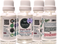 Load image into Gallery viewer, Nativilis Juniper Berries Organic Essential Oil 30 ml (Juniperus communis ) - High in nutrients and powerful plant compounds anti-inflammatory antioxidant antifungal activity - Copaiba Properties