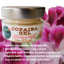 Load image into Gallery viewer, Nativilis Copaiba Gel with Geranium Blend – 100% Natural Multipurpose Gel (Face, Skin, Body)