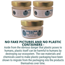 Load image into Gallery viewer, Nativilis Copaiba Gel Eucalyptus (Copaifera officinalis) 100% Natural Multipurpose Gel Face Skin Body Moisturizing Anti-aging and Melasma Treating Inflammation Dermatitis and Fungal Infections Relieve Congestion