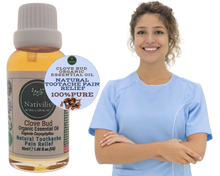 Load image into Gallery viewer, Nativilis Organic Clove Bud Essential Oil (Eugenia Caryophyllus) - natural pain reliever for toothache muscle pain - skin care - Copaiba properties 30ml Media 11 of 30