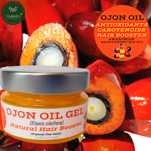 Load image into Gallery viewer, Nativilis Ojon Oil Gel - (Elaeis oleifera) NATURAL HAIR SKIN BOOSTER Rainforest Virgin Oil - revitalizes damaged follicles helps effective hair growth volumize and get tame frizz – Copaiba