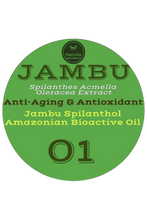 Load image into Gallery viewer, Nativilis Jambu Spilanthol Golden Amazonian Bioactive Oil - Spilanthes Acmella Oleracea Extract - High Viscosity - Better Skin Penetration 100% Natural Botox Alternative - Relax facial muscles reduce wrinkles antioxidant properties Copaiba - 30 ml