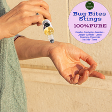 Load image into Gallery viewer, Nativilis Natural Relief for bug bites stings mosquito nettle fleas - Organic Essential Oil Formula - Roll on ball Stainless Steel Ideal Capacity 30ml Daily Use Travel Easy to carry in your purse/bag