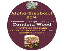 Load image into Gallery viewer, Nativilis Candeia Essential Oil Natural Alpha Bisabolol 95% (Eremanthus erythropappus) - Sesquiterpene – Vegan - Antibacterial Anti-inflammatory - Skin-Smoothing - Wound Healing Nociceptive Properties - Copaiba