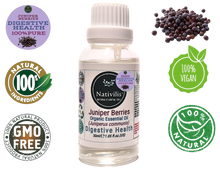 Load image into Gallery viewer, Nativilis Juniper Berries Organic Essential Oil 30 ml (Juniperus communis ) - High in nutrients and powerful plant compounds anti-inflammatory antioxidant antifungal activity - Copaiba Properties