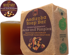Load image into Gallery viewer, Nativilis Amazonian Collection 3-piece Soap Bar 300 grams - ANDIROBA BACURI BRAZIL NUT - Natural Vegan Emollient Face Skin Body Soap Moisturises & Cleanses No Chemicals Additives, Colours or Lauryl