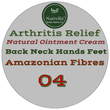 Load image into Gallery viewer, Nativilis Amazonian Ointment Cream for Arthritis, 100% Natural for Repetitive Strain Injury (RSI), Legs Massage, Muscle Recovery, Joint Relief on Back, Neck, Wrist, Hands and Feet 100g – Copaiba