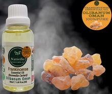 Load image into Gallery viewer, Nativilis Frankincense Carterii Olibanum Oil Oman (Boswellia Carterii ) - natural anti-acne anti-wrinkle improve oral hygiene prevent gum disease antibacterial properties - Copaiba properties 30ml Media 1 of 36