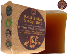 Load image into Gallery viewer, Nativilis Amazonian Collection 3-piece Soap Bar 300 grams - ANDIROBA BACURI BRAZIL NUT - Natural Vegan Emollient Face Skin Body Soap Moisturises & Cleanses No Chemicals Additives, Colours or Lauryl