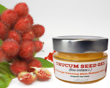 Load image into Gallery viewer, Nativilis Amazonian Urucum Seed Gel (Bixa orellana L.) Prolongs Tanning Skin Natural Glow - Ultraviolet Rays Protection properties – Brazilian Bio-Natural - Copaiba Benefits