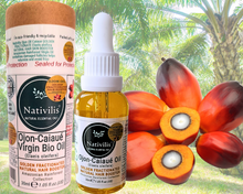 Load image into Gallery viewer, Nativilis Ojon Caiaue GOLDEN FRACTIONATED Oil - (Elaeis oleifera) NATURAL HAIR SKIN BOOSTER Rainforest Virgin Oil - revitalizes damaged follicles helps effective hair growth volumize and get tame frizz – Copaiba