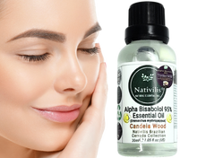 Load image into Gallery viewer, Nativilis Candeia Essential Oil Natural Alpha Bisabolol 95% (Eremanthus erythropappus) - Sesquiterpene – Vegan - Antibacterial Anti-inflammatory - Skin-Smoothing - Wound Healing Nociceptive Properties - Copaiba