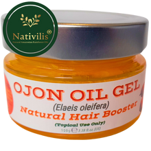 Load image into Gallery viewer, Nativilis Ojon Oil Gel - (Elaeis oleifera) NATURAL HAIR SKIN BOOSTER Rainforest Virgin Oil - revitalizes damaged follicles helps effective hair growth volumize and get tame frizz – Copaiba