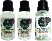Load image into Gallery viewer, Nativilis Candeia Essential Oil Natural Alpha Bisabolol 95% (Eremanthus erythropappus) - Sesquiterpene – Vegan - Antibacterial Anti-inflammatory - Skin-Smoothing - Wound Healing Nociceptive Properties - Copaiba