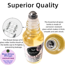 Load image into Gallery viewer, Nativilis Natural Relief for bug bites stings mosquito nettle fleas - Organic Essential Oil Formula - Roll on ball Stainless Steel Ideal Capacity 30ml Daily Use Travel Easy to carry in your purse/bag