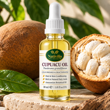 Load image into Gallery viewer, Nativilis Cupuaçu Oil – 100% Pure Theobroma Grandiflorum Seed Oil – Cold Pressed & Fractionated – 30 ml