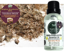 Load image into Gallery viewer, Nativilis Candeia Essential Oil Natural Alpha Bisabolol 95% (Eremanthus erythropappus) - Sesquiterpene – Vegan - Antibacterial Anti-inflammatory - Skin-Smoothing - Wound Healing Nociceptive Properties - Copaiba