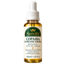 Load image into Gallery viewer, Nativilis Copaiba & Organic Golden Jojoba Botanical Face Oil Serum – 30ml