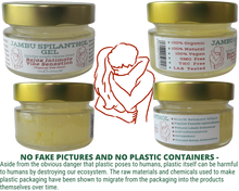 Load image into Gallery viewer, Nativilis Jambu Spilanthol Gel - (Spilanthes Acmella Oleracea Extract) - 100% Natural Vegan Pure - Relax Intimate Vibe Sensation - Muscle Relaxant Effect - Popular Female Aphrodisiac - Natural Botox Alternative - Copaiba Properties - 100 ml