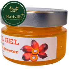 Load image into Gallery viewer, Nativilis Ojon Oil Gel - (Elaeis oleifera) NATURAL HAIR SKIN BOOSTER Rainforest Virgin Oil - revitalizes damaged follicles helps effective hair growth volumize and get tame frizz – Copaiba