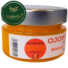 Load image into Gallery viewer, Nativilis Ojon Oil Gel - (Elaeis oleifera) NATURAL HAIR SKIN BOOSTER Rainforest Virgin Oil - revitalizes damaged follicles helps effective hair growth volumize and get tame frizz – Copaiba