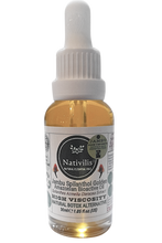 Load image into Gallery viewer, Nativilis Jambu Spilanthol Golden Amazonian Bioactive Oil - Spilanthes Acmella Oleracea Extract - High Viscosity - Better Skin Penetration 100% Natural Botox Alternative - Relax facial muscles reduce wrinkles antioxidant properties Copaiba - 30 ml