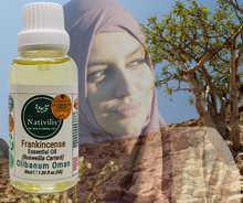 Load image into Gallery viewer, Nativilis Frankincense Carterii Olibanum Oil Oman (Boswellia Carterii ) - natural anti-acne anti-wrinkle improve oral hygiene prevent gum disease antibacterial properties - Copaiba properties 30ml Media 1 of 36