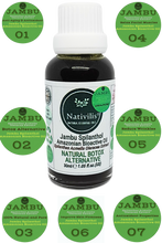 Load image into Gallery viewer, Nativilis Jambu Spilanthol Amazonian Bioactive Oil - Spilanthes Acmella Oleracea Extract - 100% Natural and Pure Botox Alternative - Relax facial muscles reduce wrinkles and fine lines improve skin firmness antioxidant properties Copaiba - 30 ml