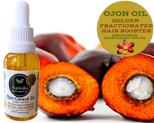 Load image into Gallery viewer, Nativilis Ojon Caiaue GOLDEN FRACTIONATED Oil - (Elaeis oleifera) NATURAL HAIR SKIN BOOSTER Rainforest Virgin Oil - revitalizes damaged follicles helps effective hair growth volumize and get tame frizz – Copaiba