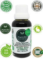 Load image into Gallery viewer, Nativilis Jambu Spilanthol Amazonian Bioactive Oil - Spilanthes Acmella Oleracea Extract - 100% Natural and Pure Botox Alternative - Relax facial muscles reduce wrinkles and fine lines improve skin firmness antioxidant properties Copaiba - 30 ml