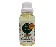 Load image into Gallery viewer, Nativilis Frankincense Carterii Olibanum Oil Oman (Boswellia Carterii ) - natural anti-acne anti-wrinkle improve oral hygiene prevent gum disease antibacterial properties - Copaiba properties 30ml Media 1 of 36