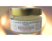Load image into Gallery viewer, Nativilis Jambu Spilanthol Gel - (Spilanthes Acmella Oleracea Extract) - 100% Natural Vegan Pure - Relax Intimate Vibe Sensation - Muscle Relaxant Effect - Popular Female Aphrodisiac - Natural Botox Alternative - Copaiba Properties - 100 ml
