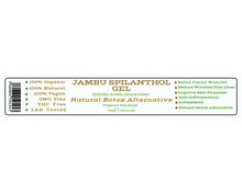 Load image into Gallery viewer, Nativilis Jambu Spilanthol Gel - (Spilanthes Acmella Oleracea Extract) - 100% Vegan Pure Natural Botox Alternative Better Skin Penetration Improve Skin Firmness Copaiba Properties - 100 ml