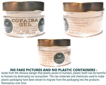 Load image into Gallery viewer, Nativilis Copaiba Gel (Copaifera officinalis) 100% Natural Multipurpose Gel Face Skin Body Moisturizing Anti-aging and Melasma Treating Inflammation Dermatitis and Fungal Infections Relieve Aching Sore Muscles Joint Back Pains Circulation Varicose Veins