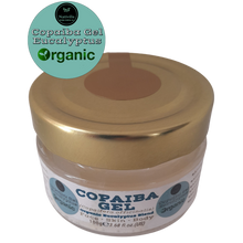 Load image into Gallery viewer, Nativilis Copaiba Gel Eucalyptus (Copaifera officinalis) 100% Natural Multipurpose Gel Face Skin Body Moisturizing Anti-aging and Melasma Treating Inflammation Dermatitis and Fungal Infections Relieve Congestion
